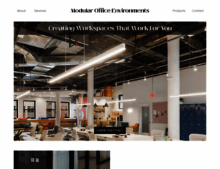 modularofficeenvironments.com screenshot