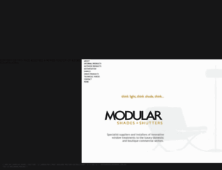 modularshades.com.au screenshot