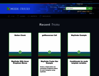 modx-tricks.com screenshot