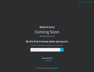modz-armory.com screenshot