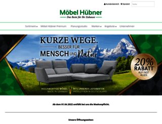 moebel-huebner.de screenshot