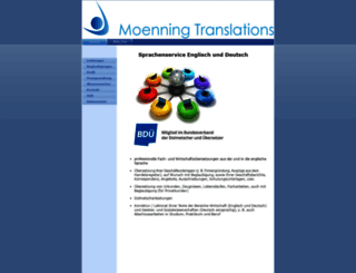 moenning-translations.de screenshot