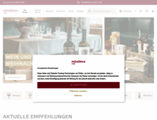 moevenpick-wein.de screenshot