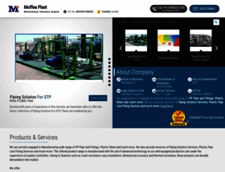 moffeaplast.co.in screenshot