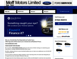 moffmotors.co.uk screenshot
