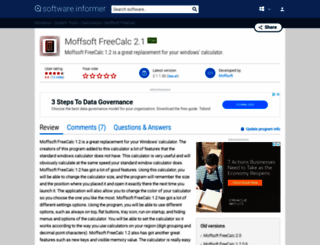 moffsoft-freecalc.informer.com screenshot