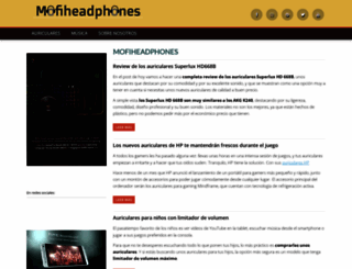 mofiheadphones.com screenshot