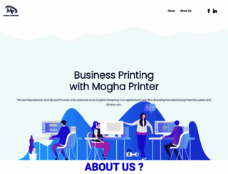 moghaprinters.co.in screenshot