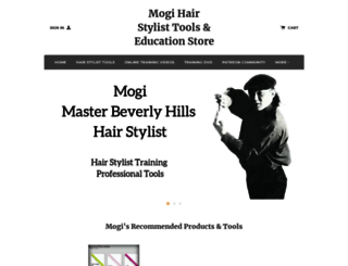 mogihair.myshopify.com screenshot
