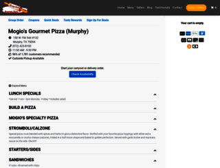 mogiosmurphy.menufy.com screenshot