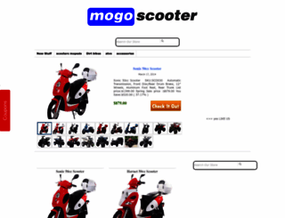 mogoscooter.com screenshot