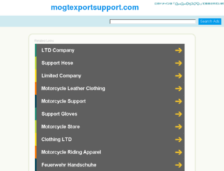 mogtexportsupport.com screenshot