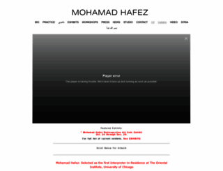mohamadhafez.com screenshot