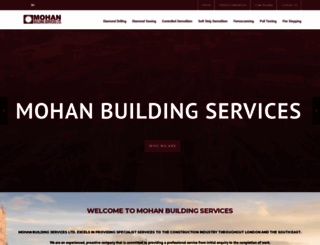 mohanbuildingservices.com screenshot