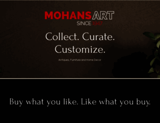 mohansart.com screenshot