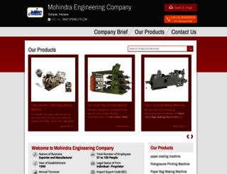 mohindramachinery.com screenshot