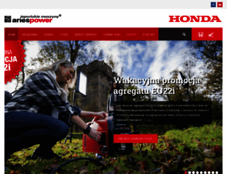 mojahonda.pl screenshot