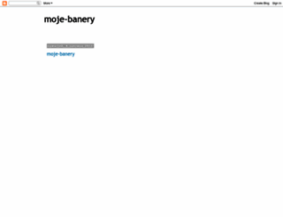 moje-banery.blogspot.com.br screenshot