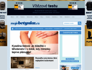 mojebetynka.cz screenshot