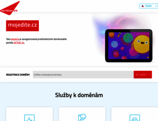 mojedite.cz screenshot