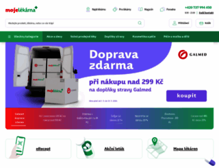 mojelekarna.cz screenshot