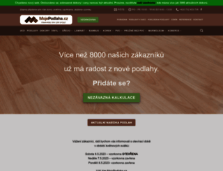 mojepodlaha.cz screenshot