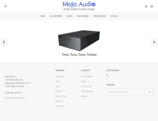 mojo-audio.com screenshot