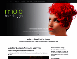 mojo-hairdesign.co.uk screenshot
