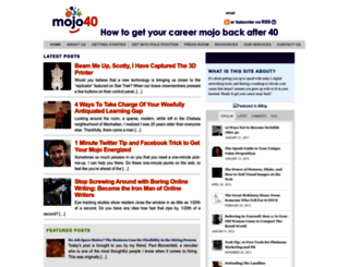 mojo40.com screenshot