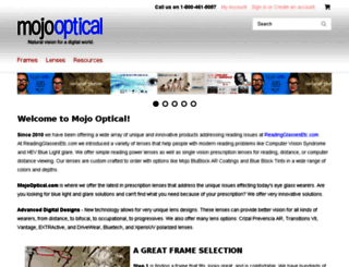 mojooptical.com screenshot