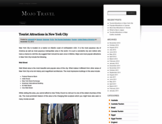 mojotravel.wordpress.com screenshot