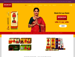 mokshagarbatti.com screenshot