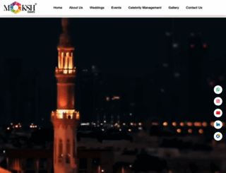 mokshevents.com screenshot