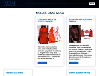 moldesdicasmoda.com screenshot