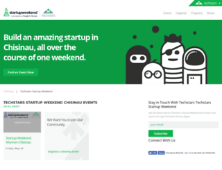 moldova.startupweekend.org screenshot