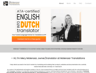 molenaartranslations.com screenshot