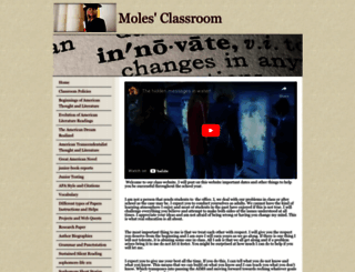 molesclassroom.yolasite.com screenshot