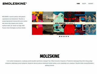 moleskine.pl screenshot