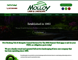 molloylandscape.com screenshot
