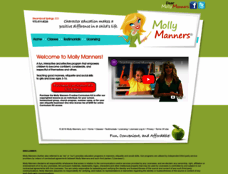mollymanners.com screenshot