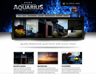 mollymookbeachaquarius.com.au screenshot