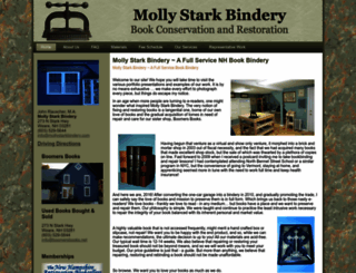 mollystarkbindery.com screenshot