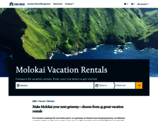 molokai-vacation-rental.com screenshot