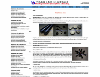 molybdenum-alloy.com screenshot