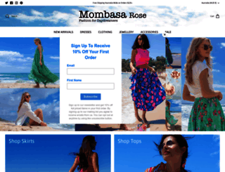 mombasarose.com.au screenshot