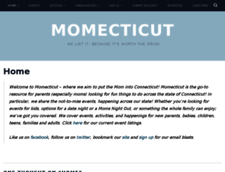 momecticut.wordpress.com screenshot