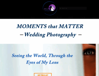 momentsthatmatterphotography.com screenshot