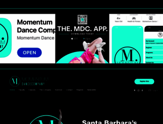 momentumdancesb.com screenshot