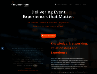 momentumevents.com screenshot