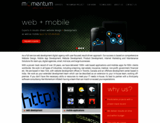 momentuminfotech.com screenshot